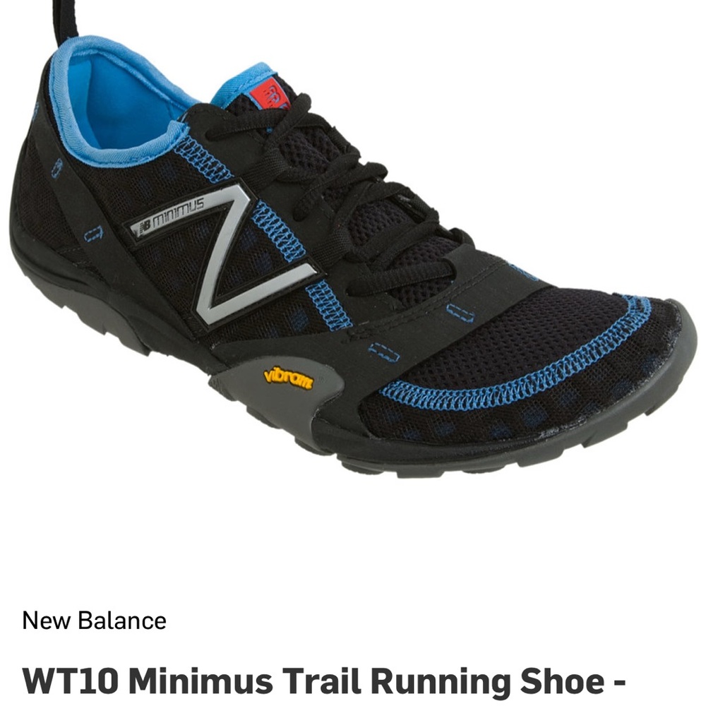 New Balance Black and Blue Trail Running Shoes